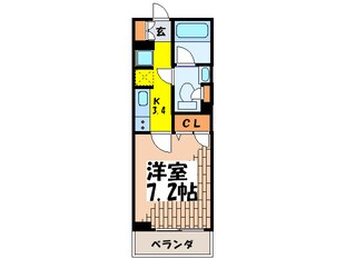 パ－クアクシス住吉の物件間取画像